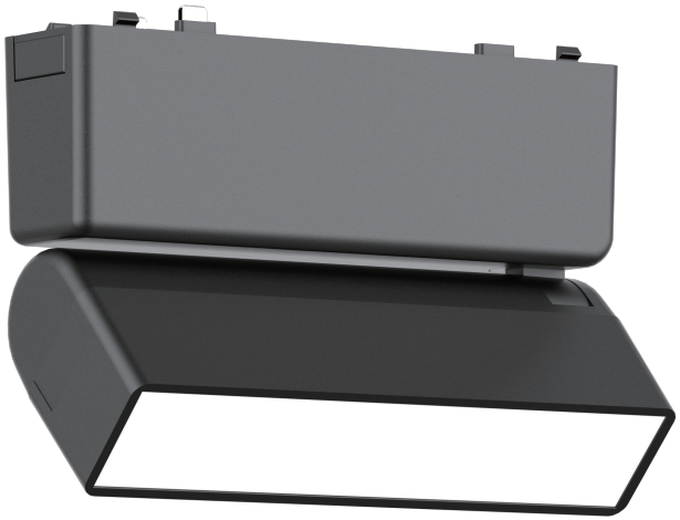 JINK Glide Air Fold Diffuse 6 adjustable track light in black