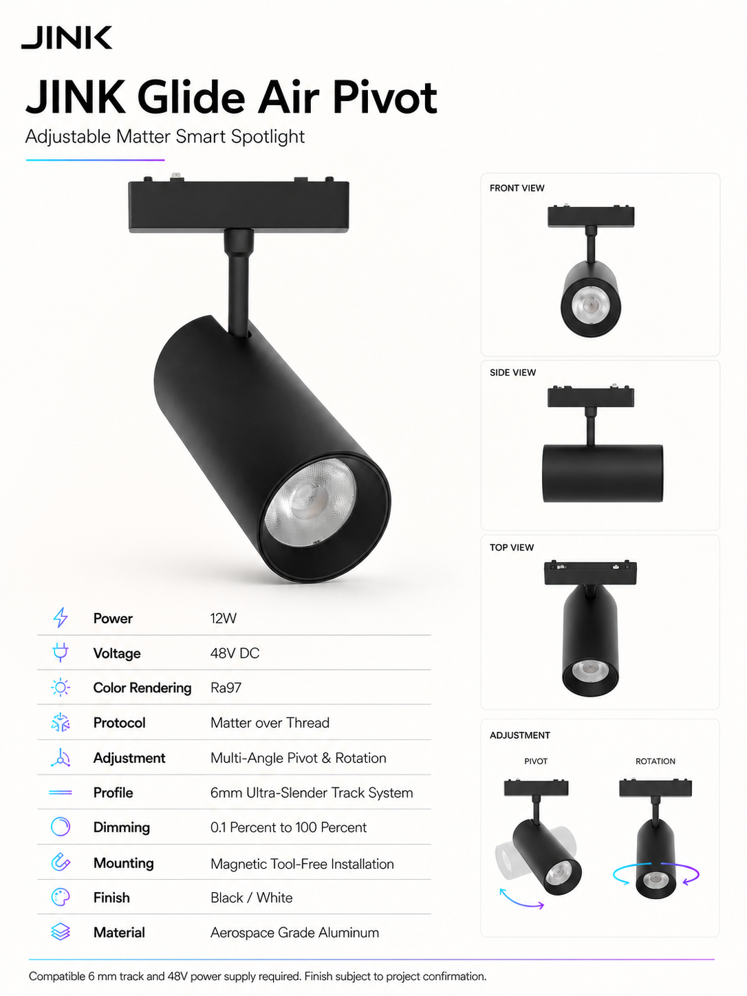 JINK Glide Air Pivot specifications