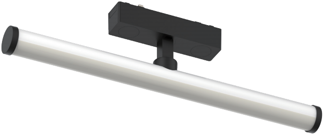 JINK Glide Air Tube 30 linear diffuse track light in black