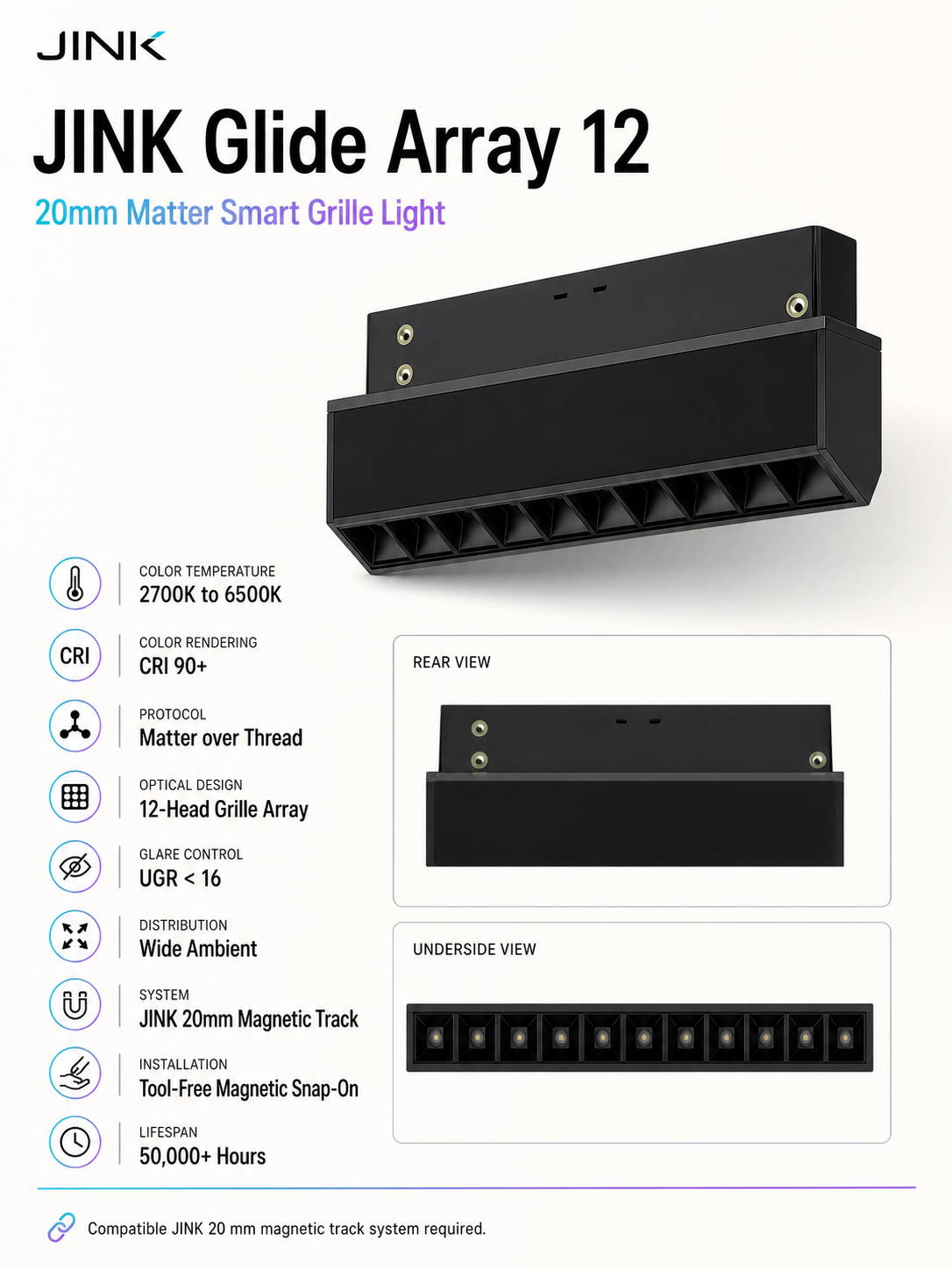 JINK Glide Array 12 specifications