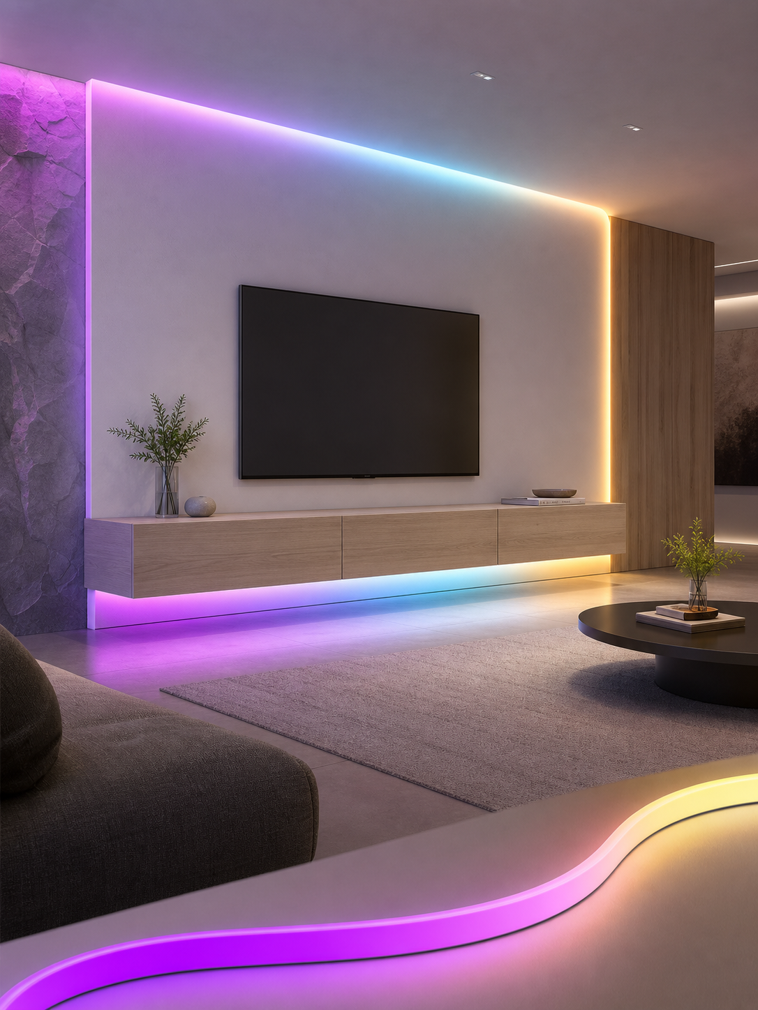 JINK S3 Light Strip full-color RGB lifestyle lighting scene