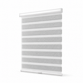 JINK Shift Aqua zebra shade on pure white background
