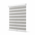 JINK Shift smart motorized zebra shade GY160-1, selectable fabric effect image, white background, cord-free