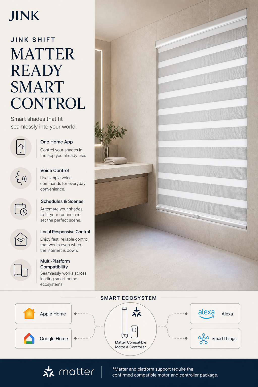 JINK Shift Matter smart home platforms