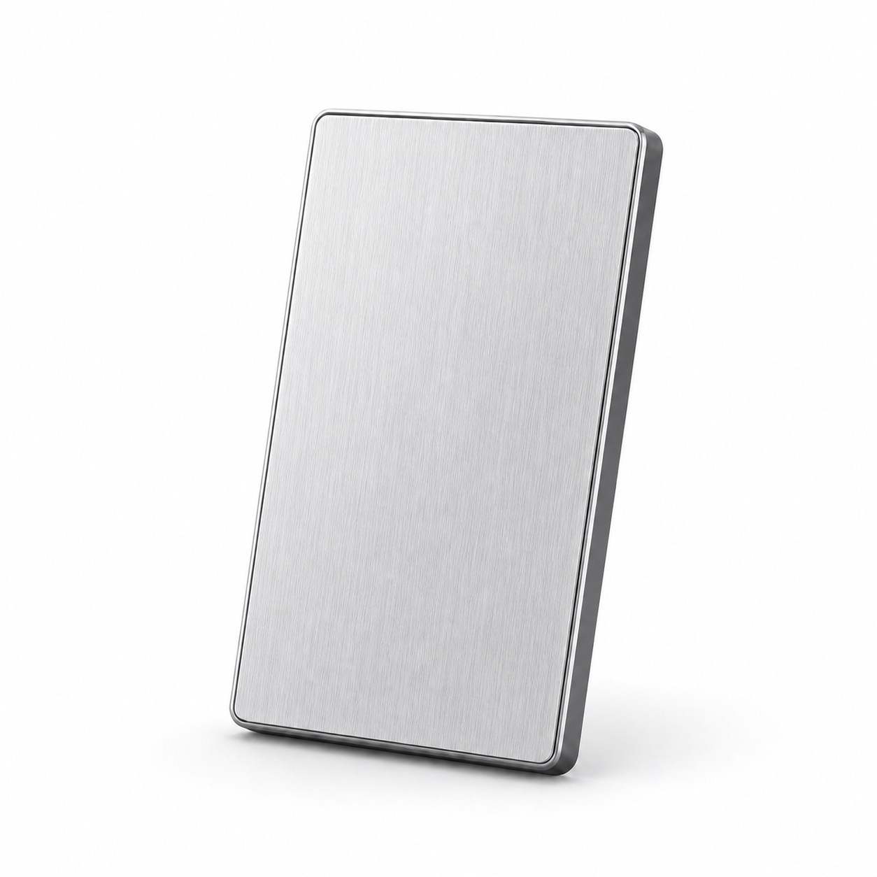 JINK Switch 2.5D US standard brushed silver panel with silver aluminum frame