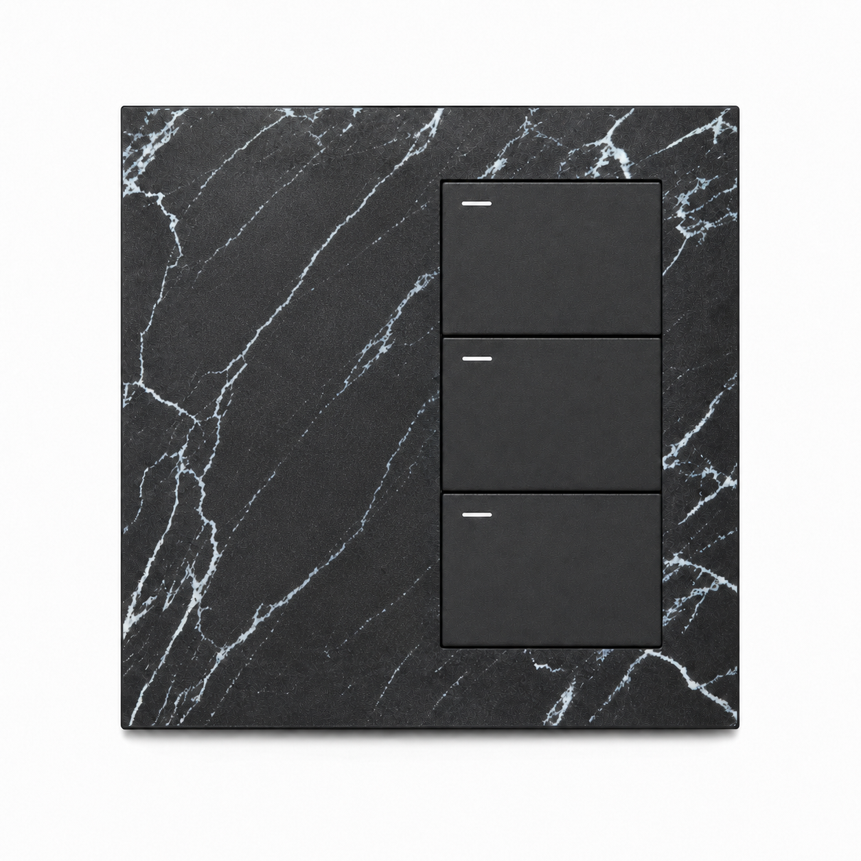 JINK Switch EGG 3-Key 3-Relay Aluminum 86 mm Obsidian Vein