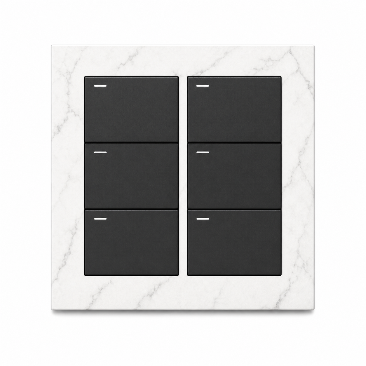 JINK Switch EGG 6-Key 3-Relay Aluminum 86 mm Carrara Mist