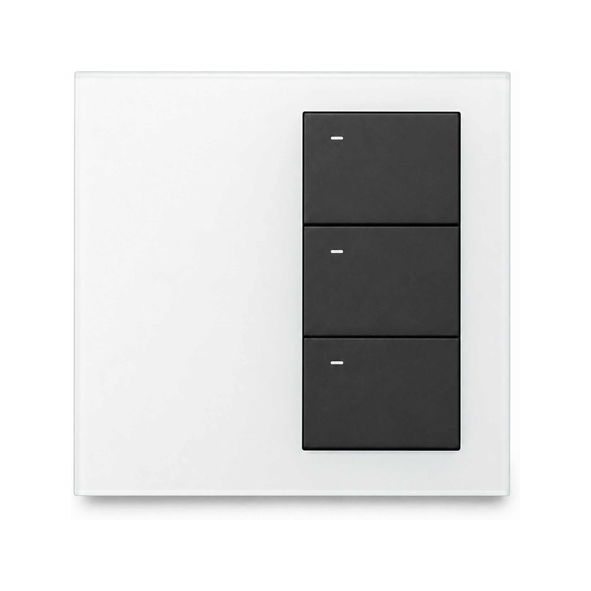 JINK Switch EGG 3-Key 3-Relay AG Glass 86 mm Frost White