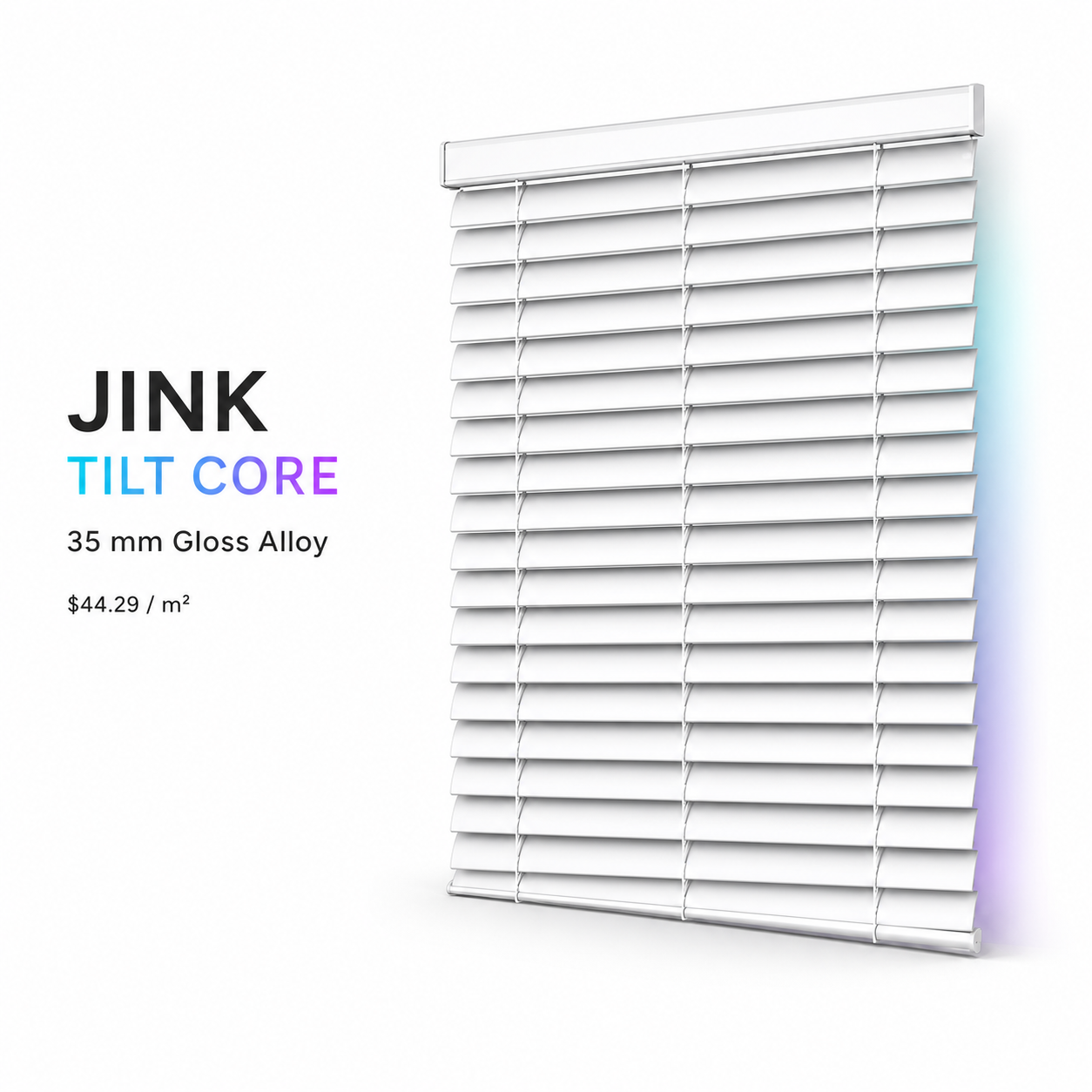 JINK Tilt Core 35 mm Gloss Alloy, $44.29 per square metre
