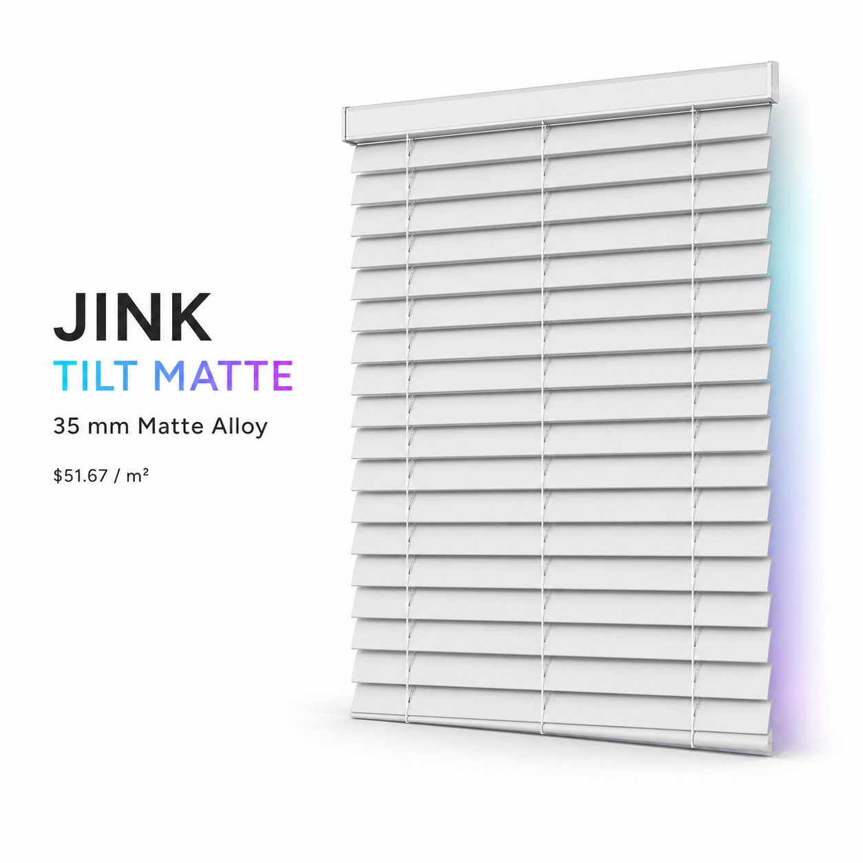 JINK Tilt Matte 35 mm Matte Alloy, $51.67 per square metre