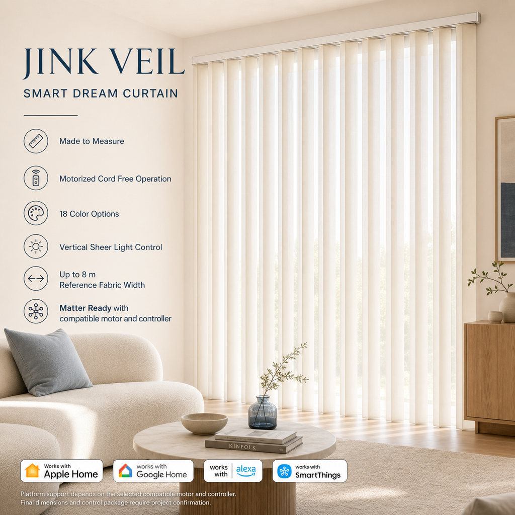 JINK Veil comprehensive Matter-ready Smart Dream Curtain hero