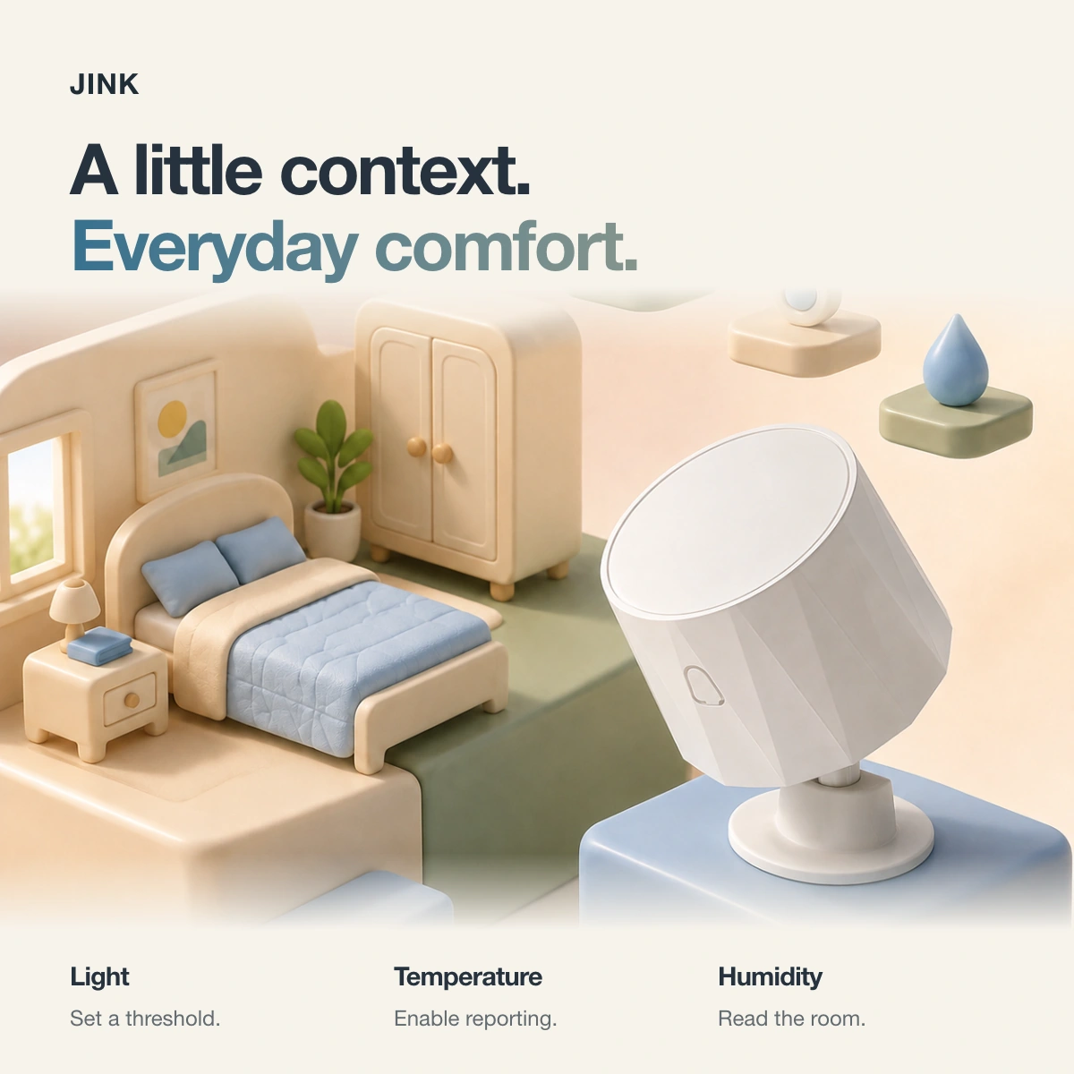 JINK 5-in-1 presence sensor · Highlights 3