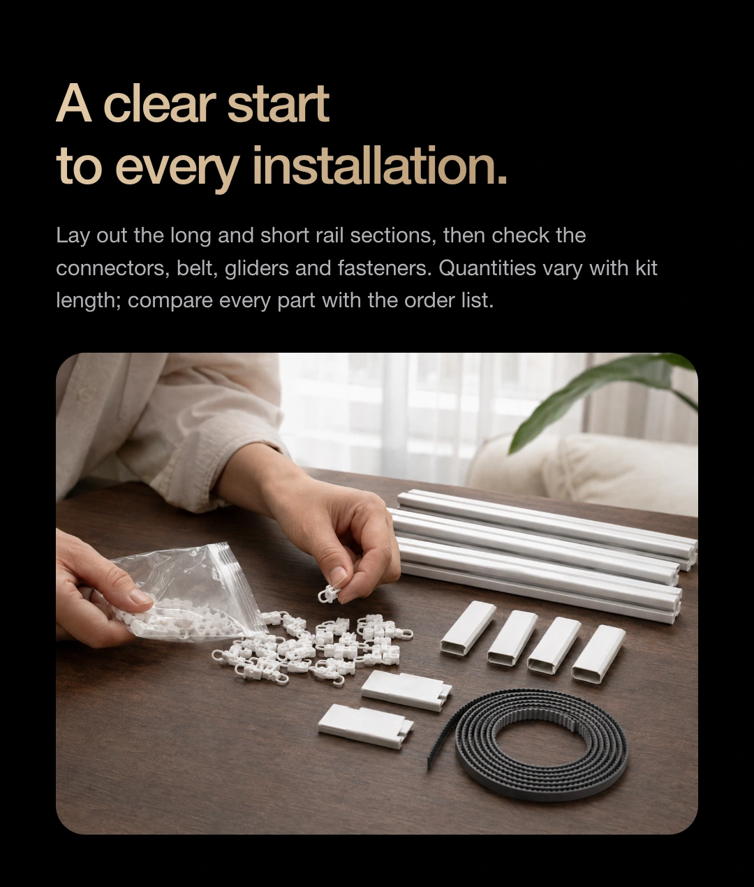JINK modular curtain track Nexus Track product story · part 14