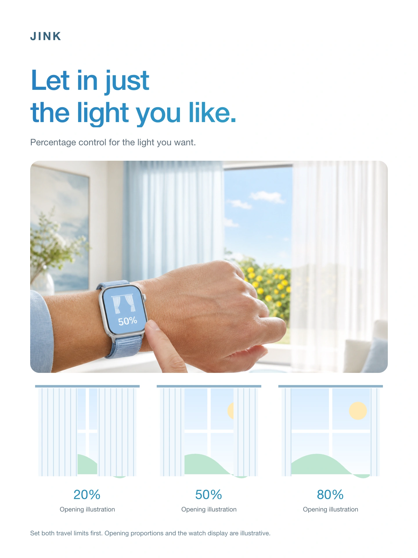 JINK smart curtain robot ZM86EL-2 · Scenes & features 4