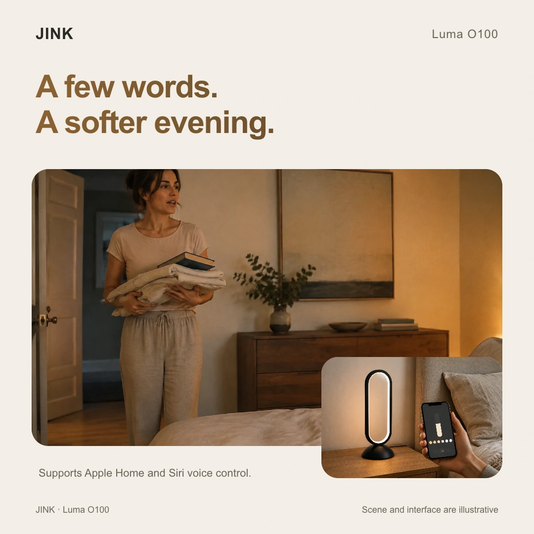 JINK oval halo table lamp Luma O100 · Highlights 2