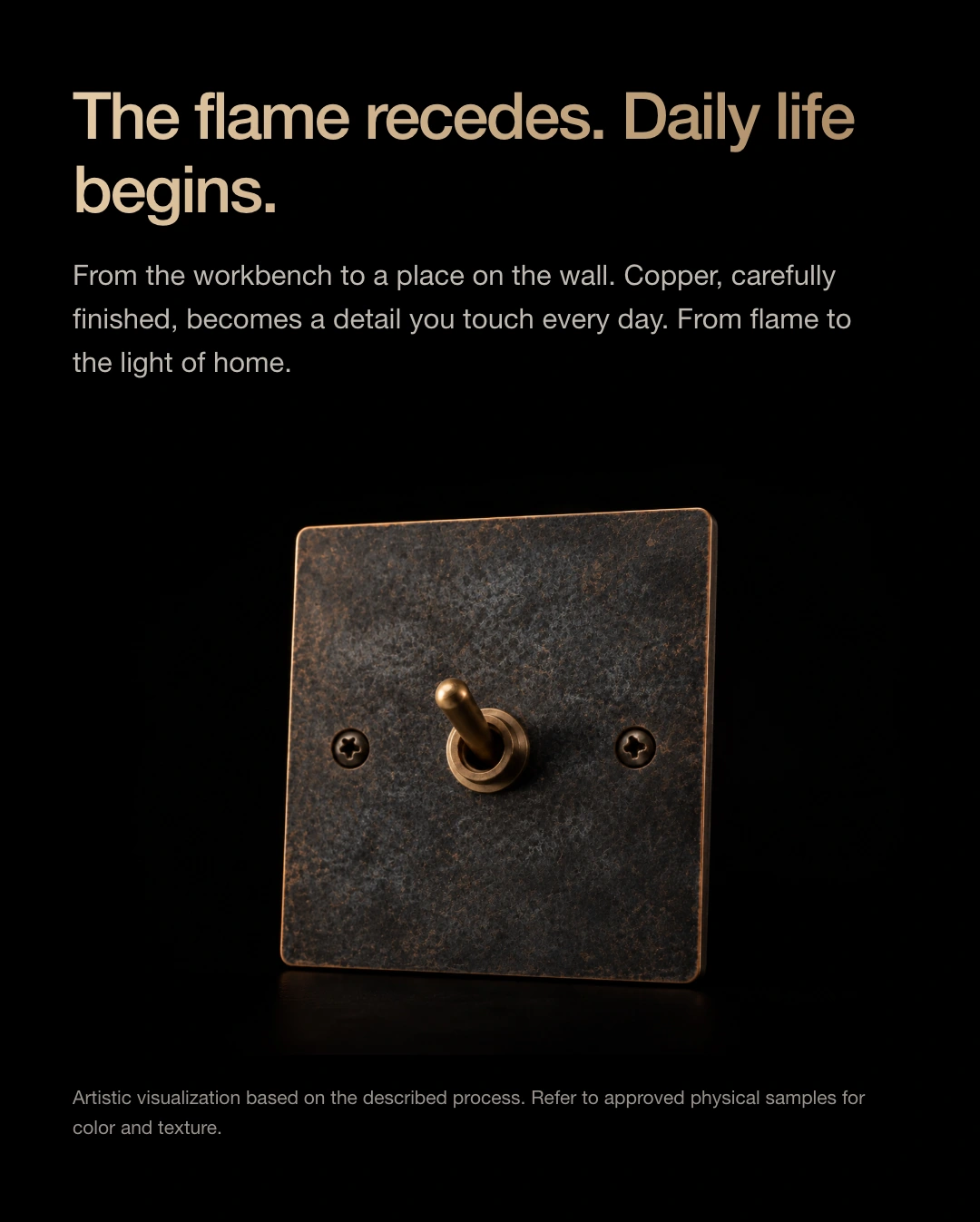 JINK solid brass toggle switch PATINA product story · part 7