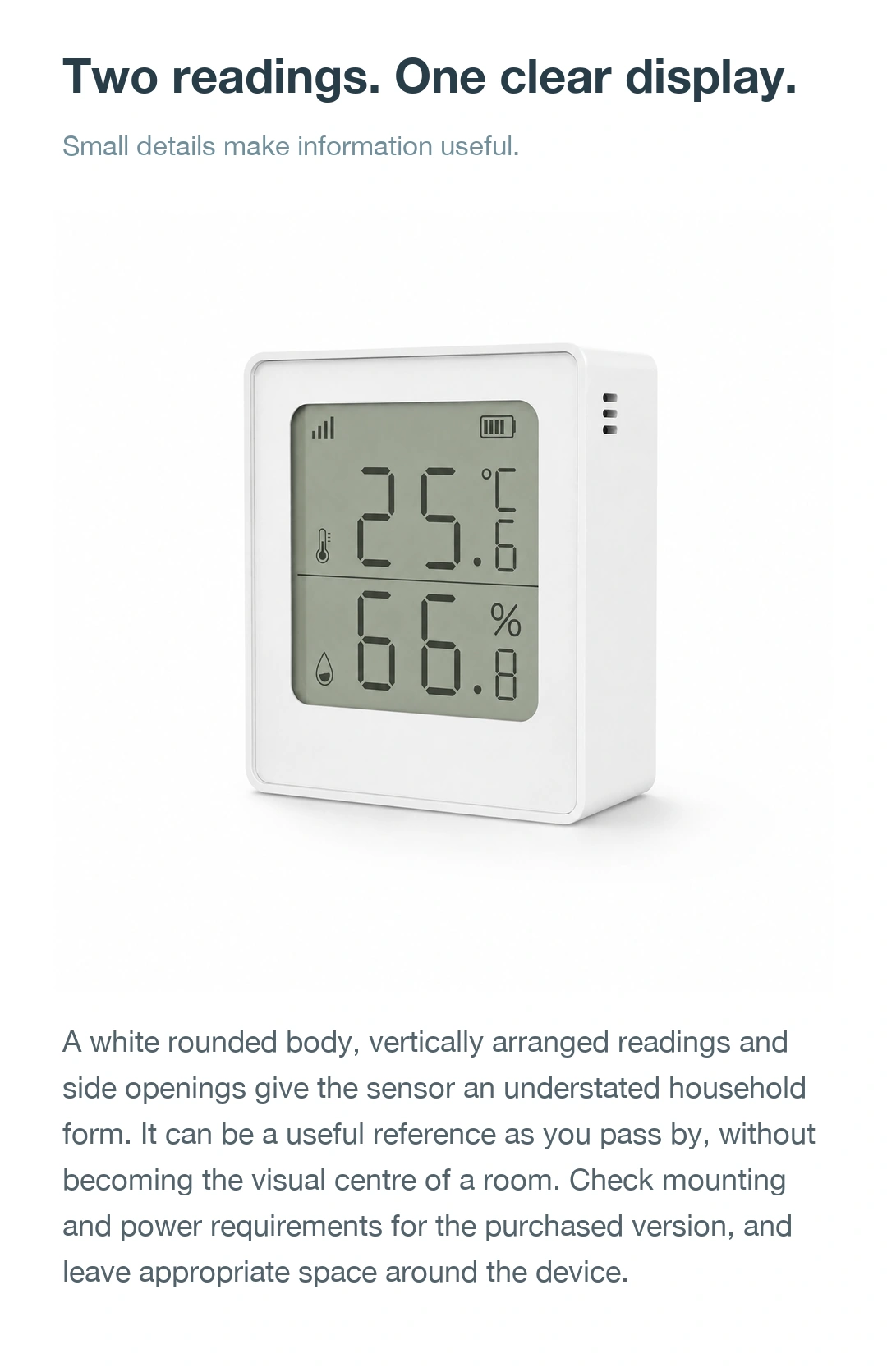 JINK temperature and humidity sensor product story · part 8