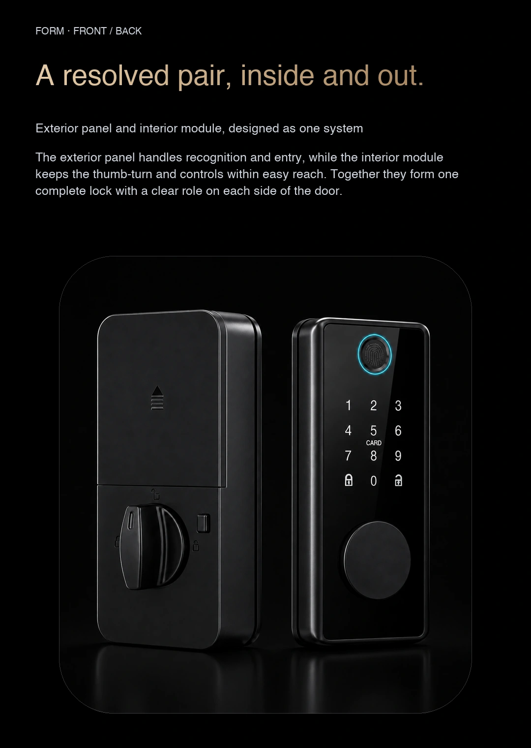 JINK smart lock B100 product story · part 3