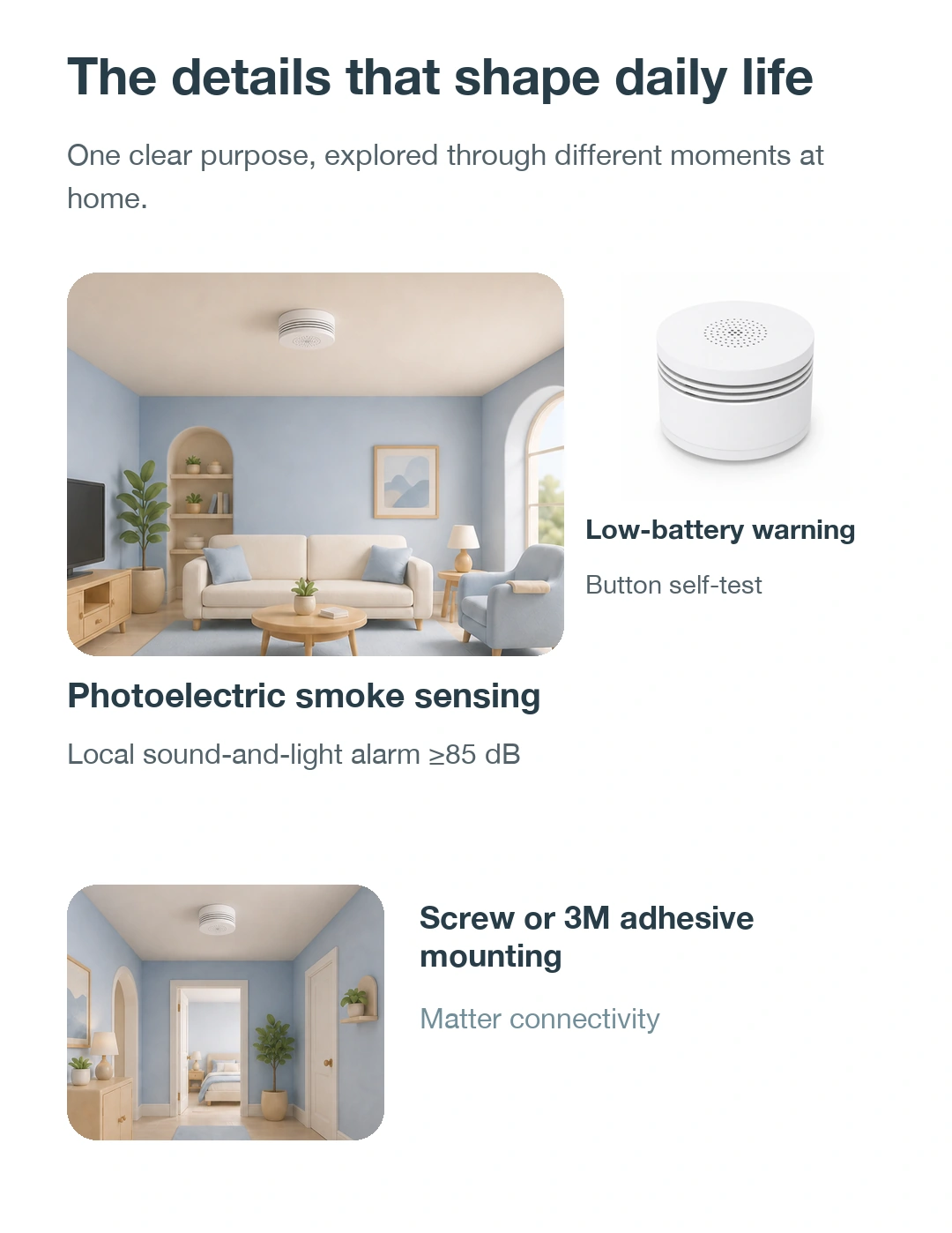 JINK smoke alarm MIR-SM200 product story · part 2