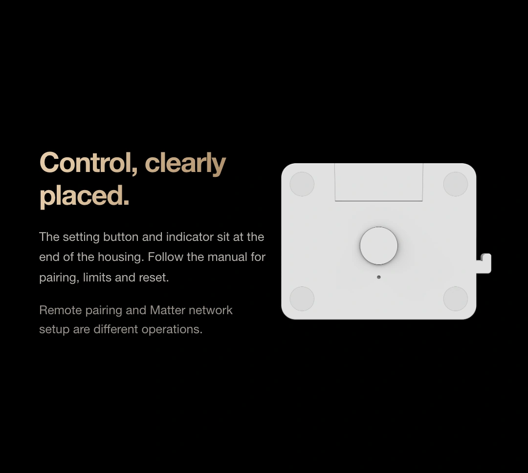 JINK vertical sheer blind motor Motor Aura Mini product story · part 22