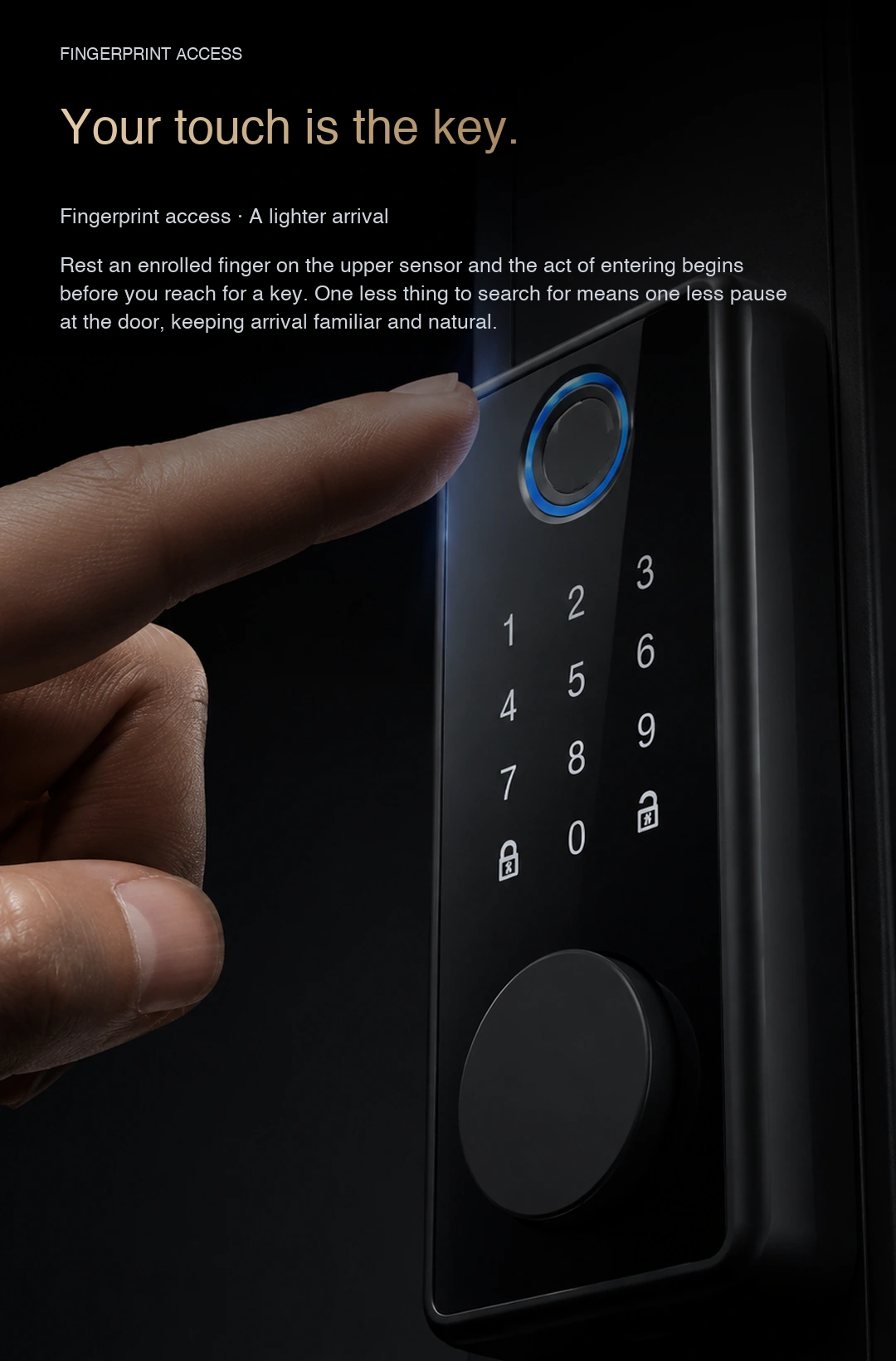 JINK smart lock B100 product story · part 4