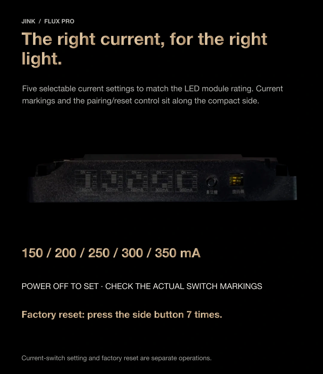 JINK Flux Pro smart lighting driver — product guide, part 27