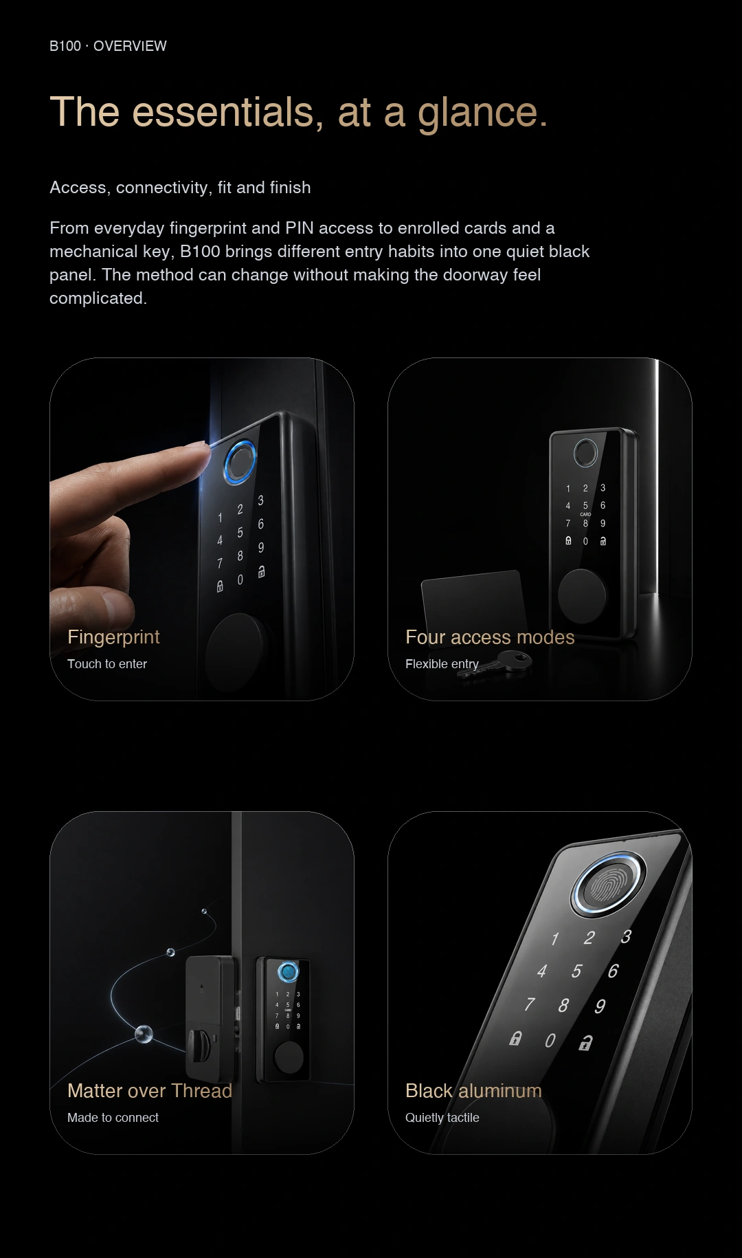 JINK smart lock B100 product story · part 2
