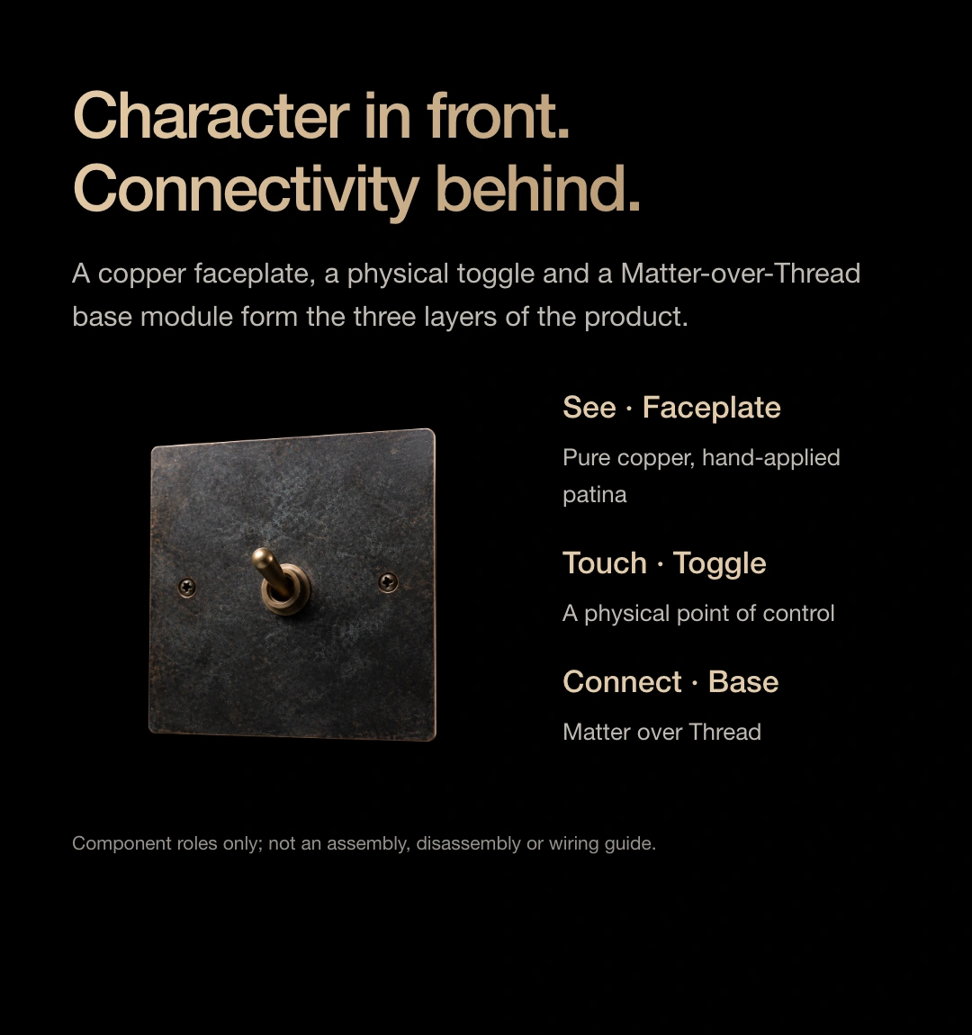 JINK solid brass toggle switch PATINA product story · part 8