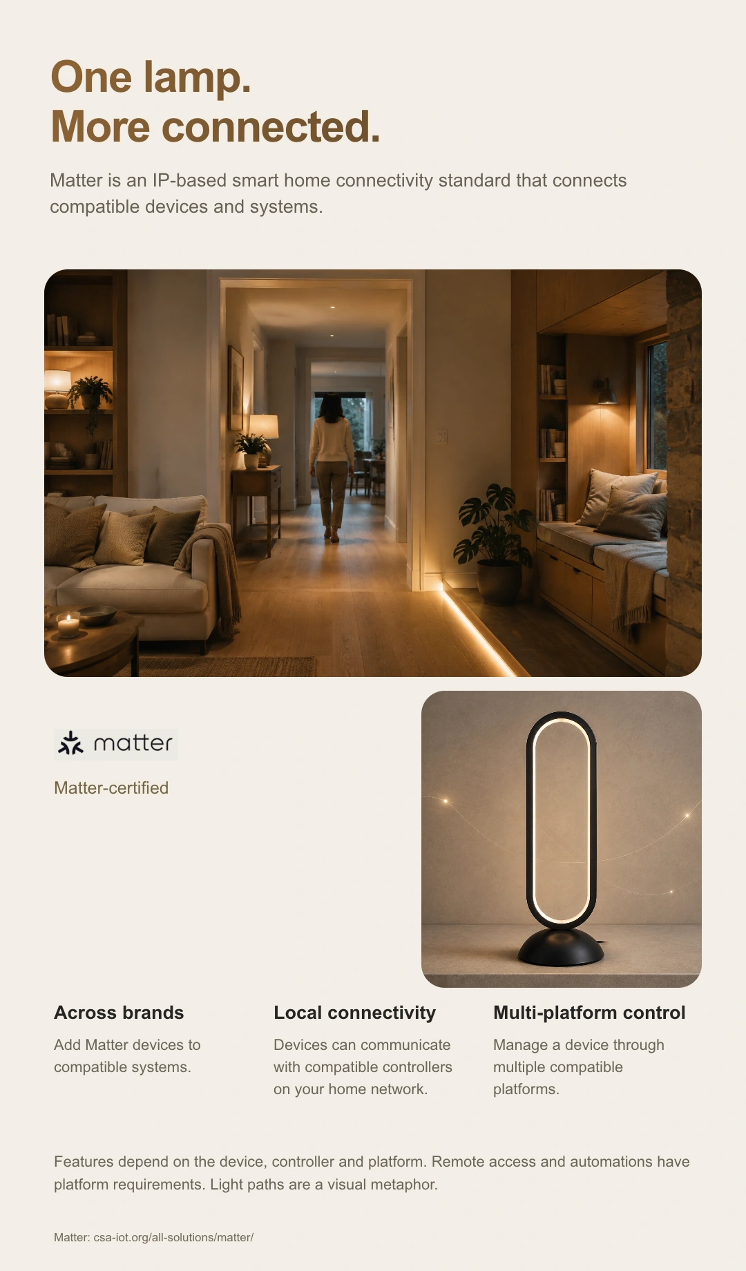 JINK oval halo table lamp Luma O100 product story · part 6