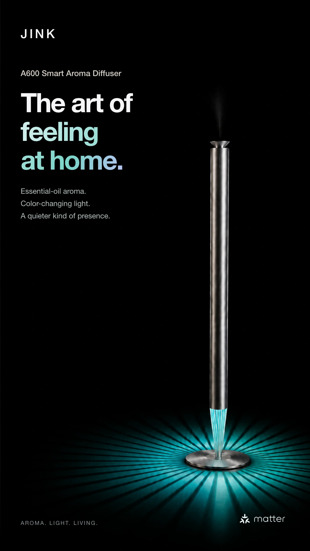 JINK A600 Smart Aroma Diffuser product details, Part 1
