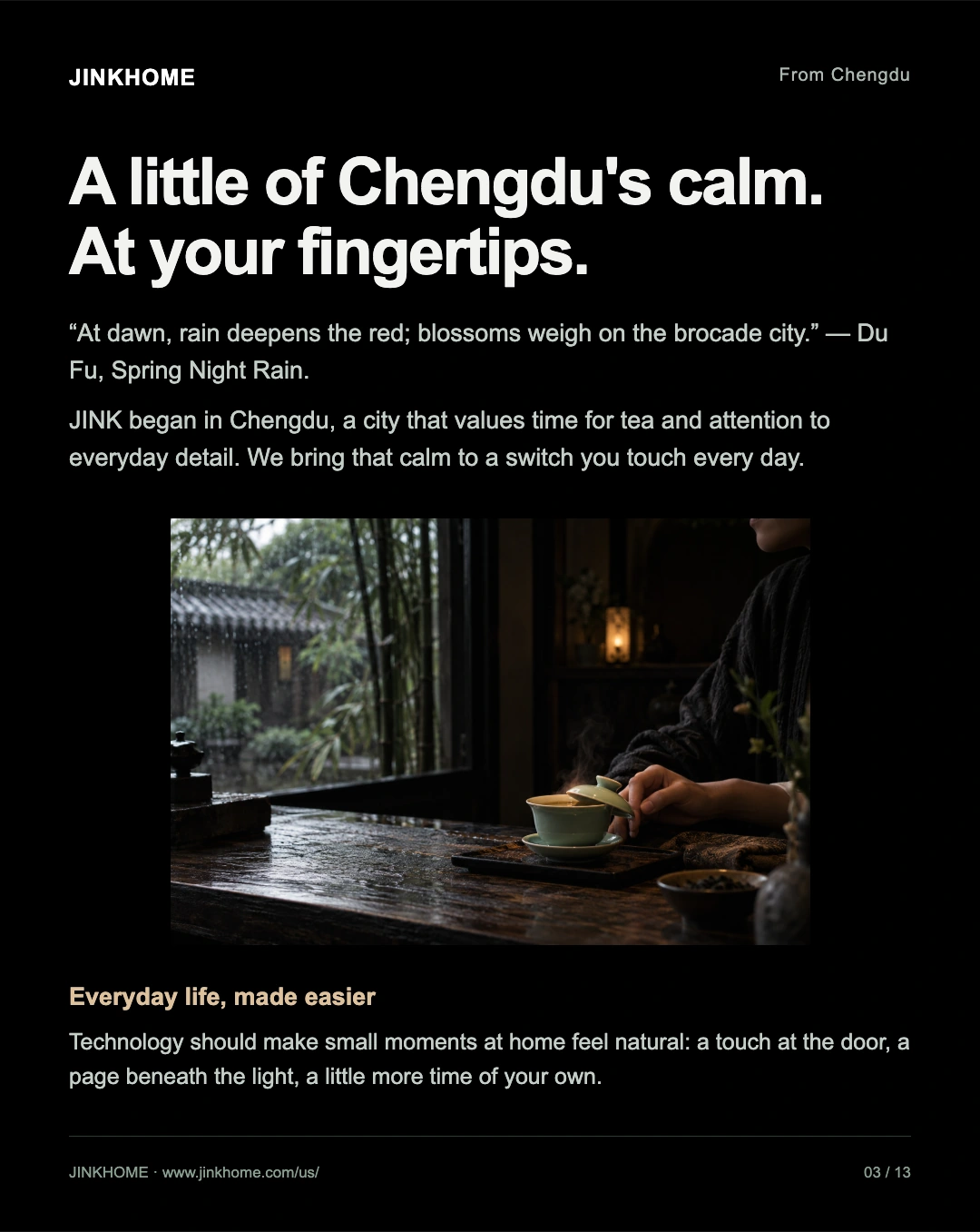 Chengdu’s unhurried ease, at your fingertips: JINK Switch 2.5D product story and selection guide
